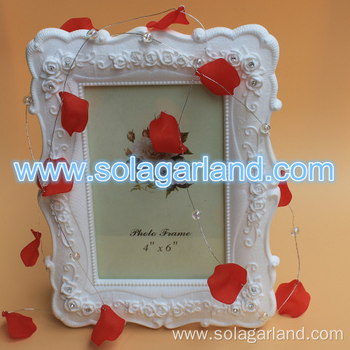 Acrylic Flower Beaded Garland For Wedding Decor